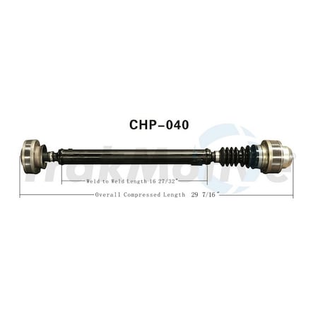 Surtrack Axle Drive Shaft Assembly, Chp-040 CHP-040